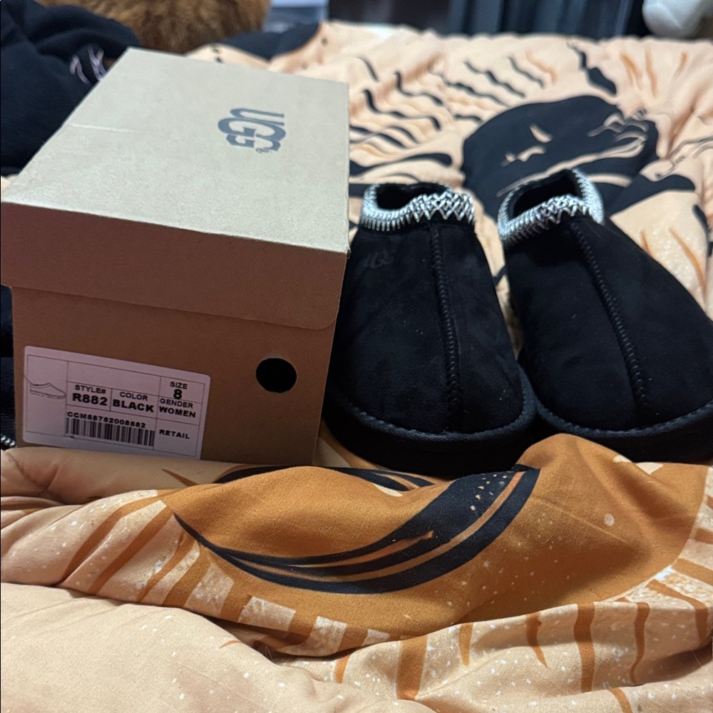 UGG Women's Cozy Black Slippers